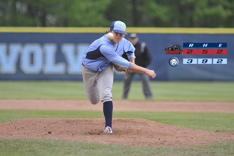 Baseball Earns 3-2 Win Over Drury in Midwest Regional Tournament Behind Ian Dimitrie's Complete Game Performance