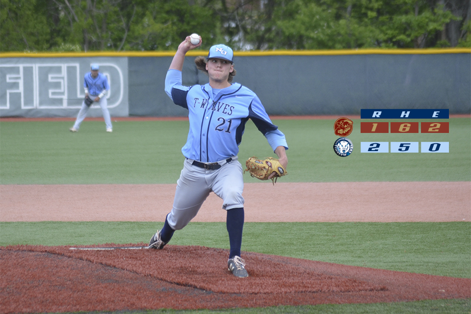 Baseball Posts 2-1 Win Over Walsh Behind Ian Dimitrie's Complete Game