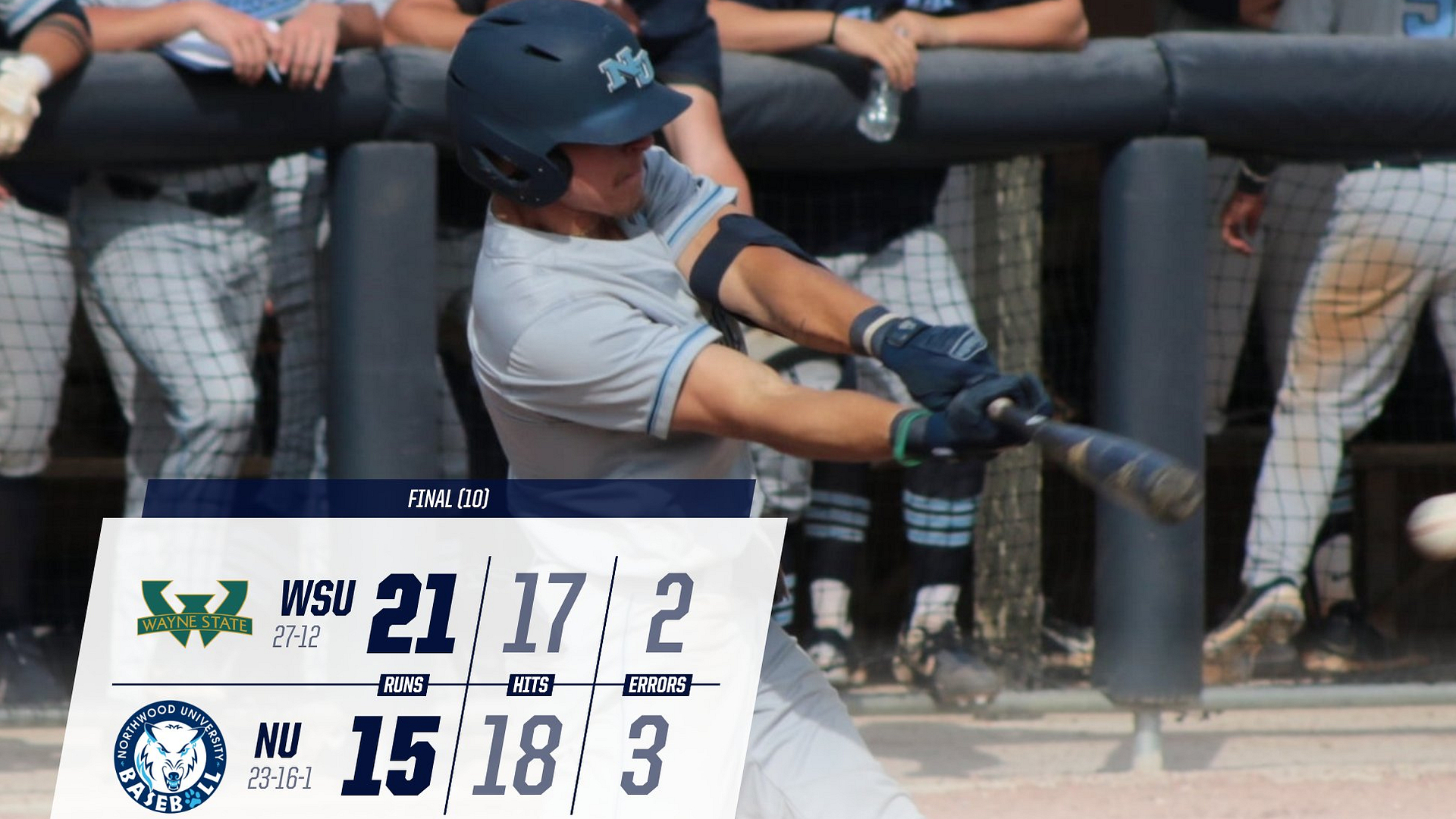 Baseball Drops Wild 21-15 Contest To Wayne State In 10 Innings