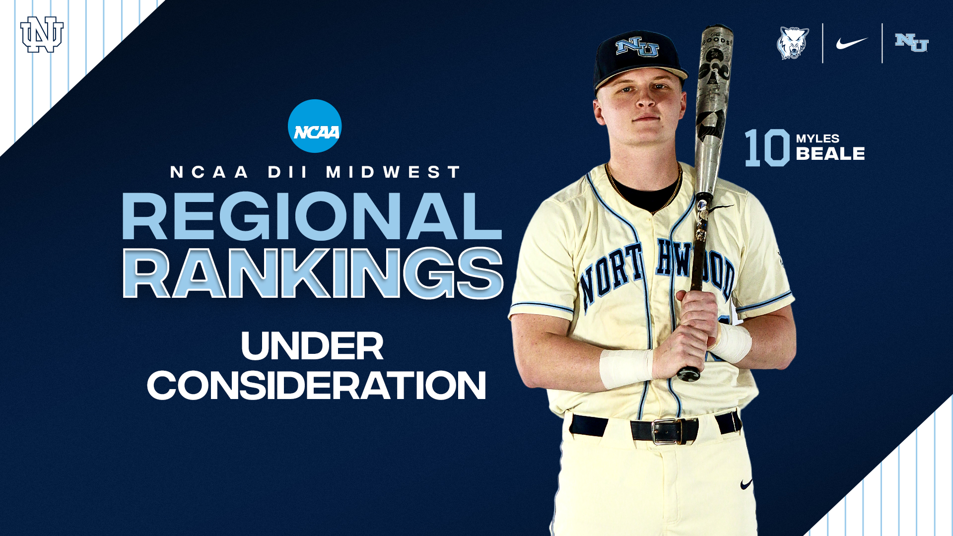 Baseball Listed In Initial NCAA Midwest Regional Rankings
