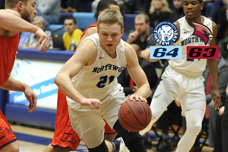 Zach Allread scored all 15 points of his points of the second half in NU's win over SVSU