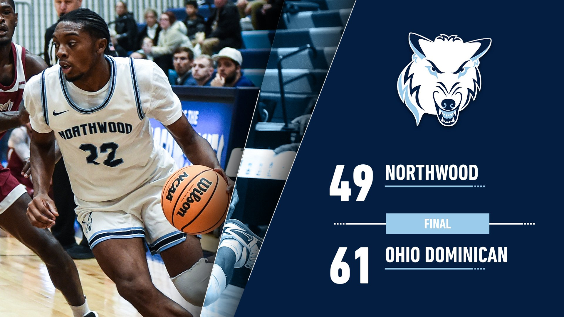 Men's Basketball Loses At Ohio Dominican 61-49