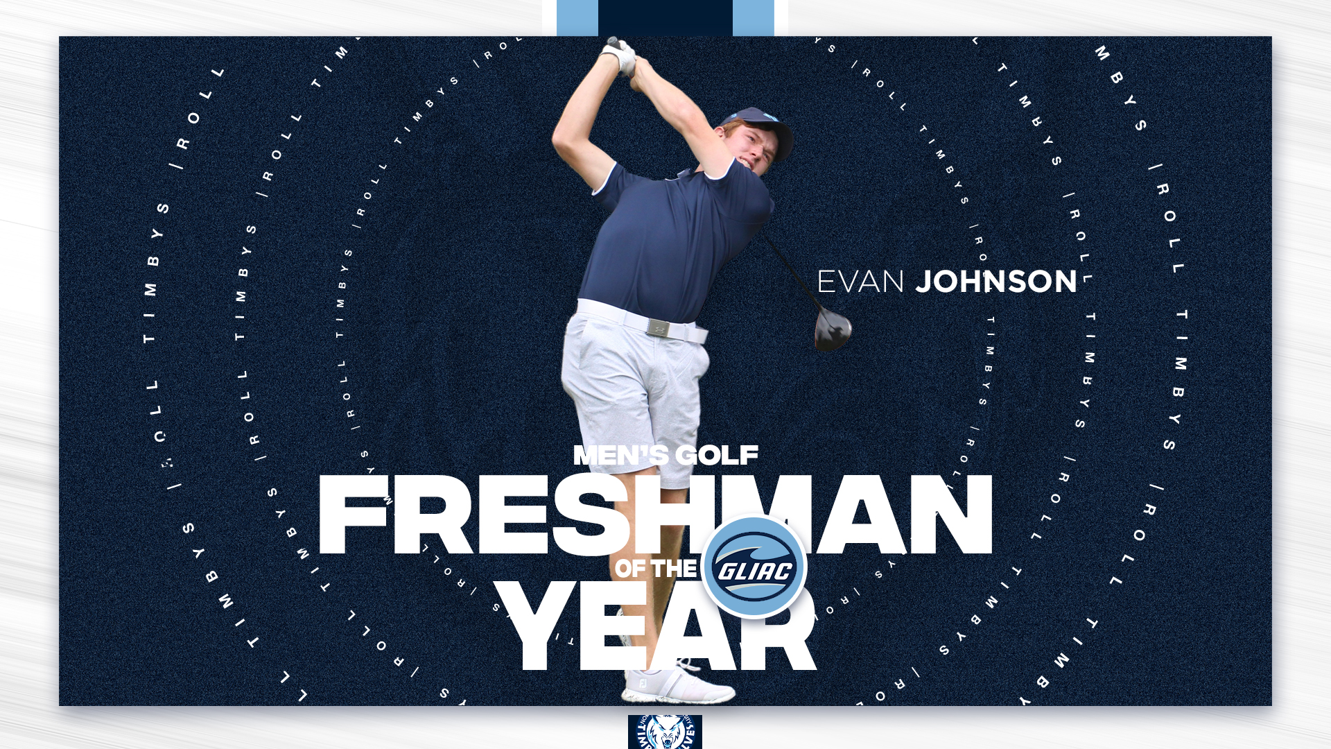 Evan Johnson Named GLIAC Men's Golf Freshman of the Year