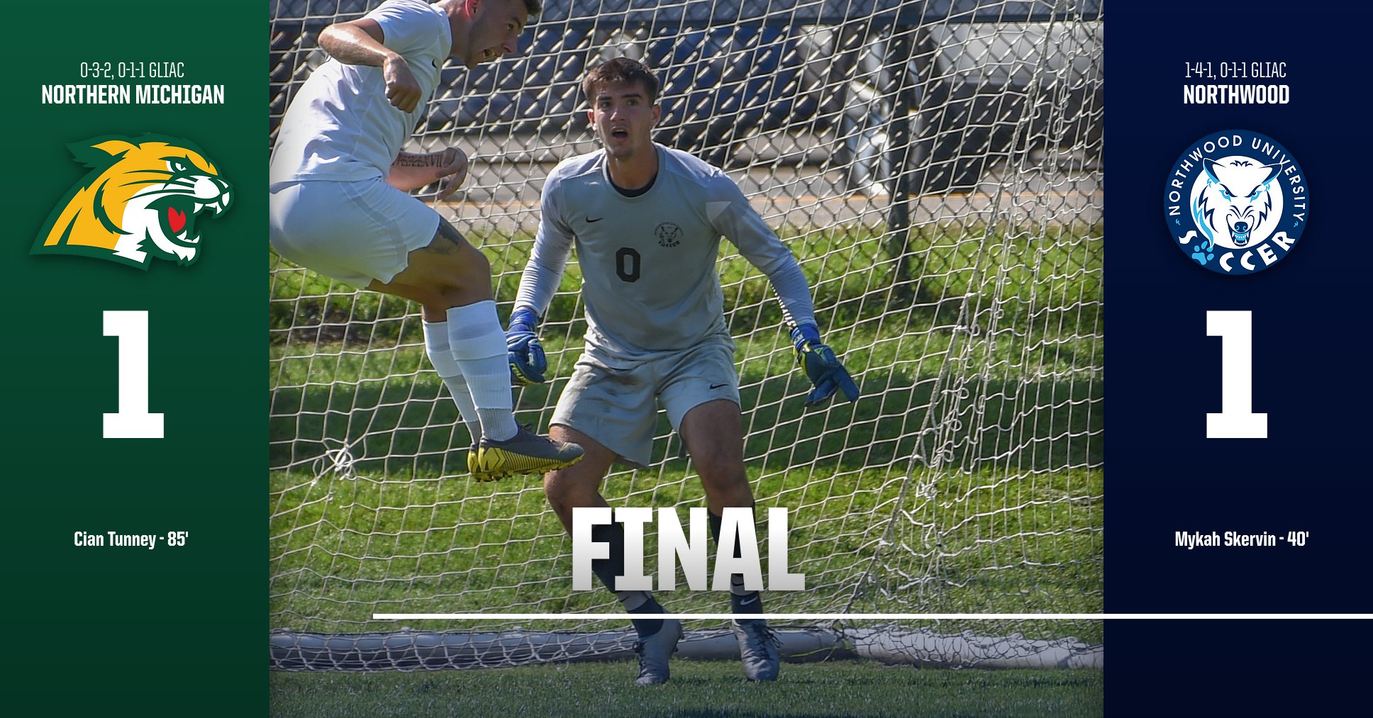 Men's Soccer Plays To 1-1 Draw Against Northern Michigan