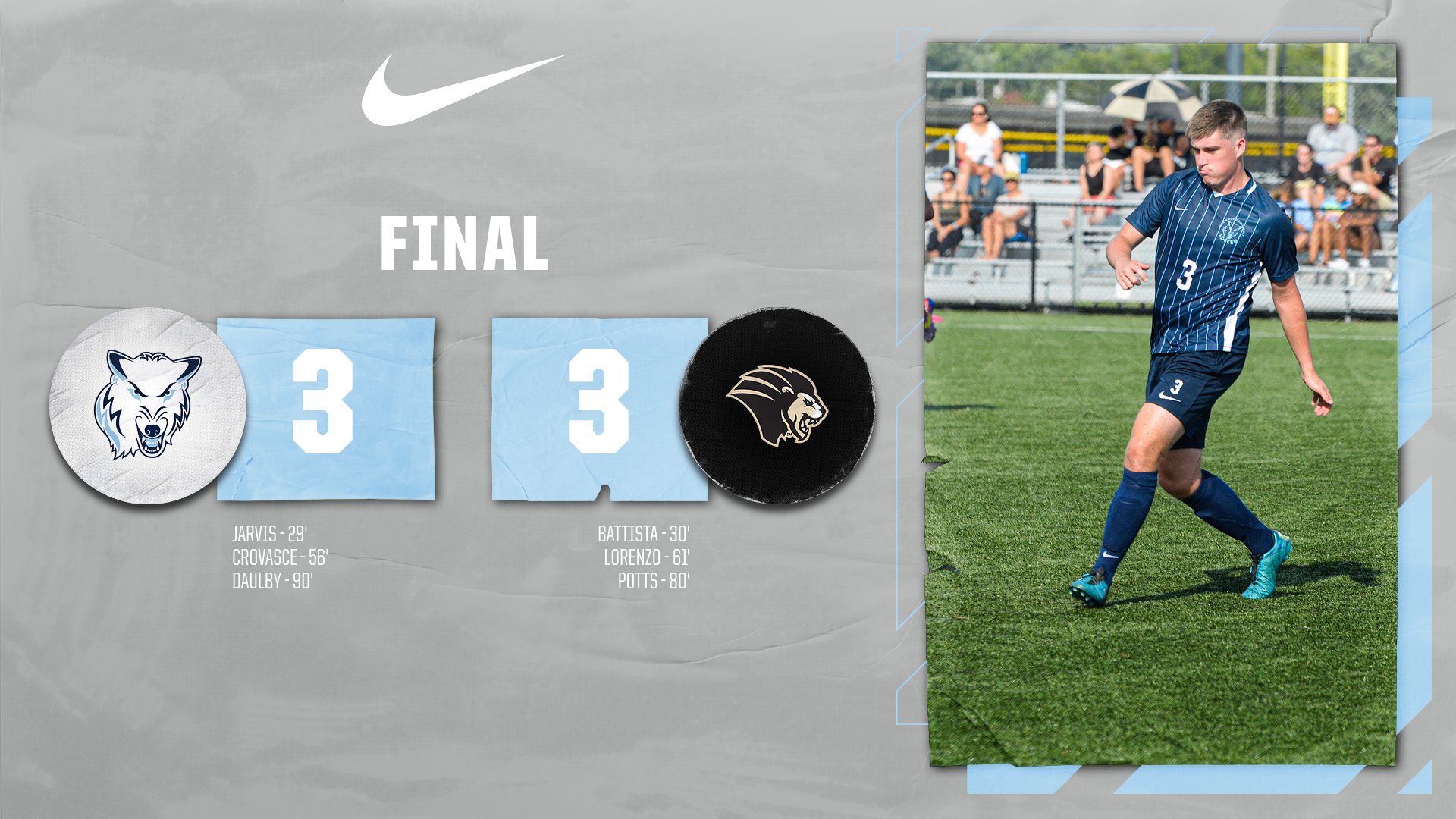 Daulby's Late Goal Pulls Men's Soccer To A Draw With Purdue Northwest