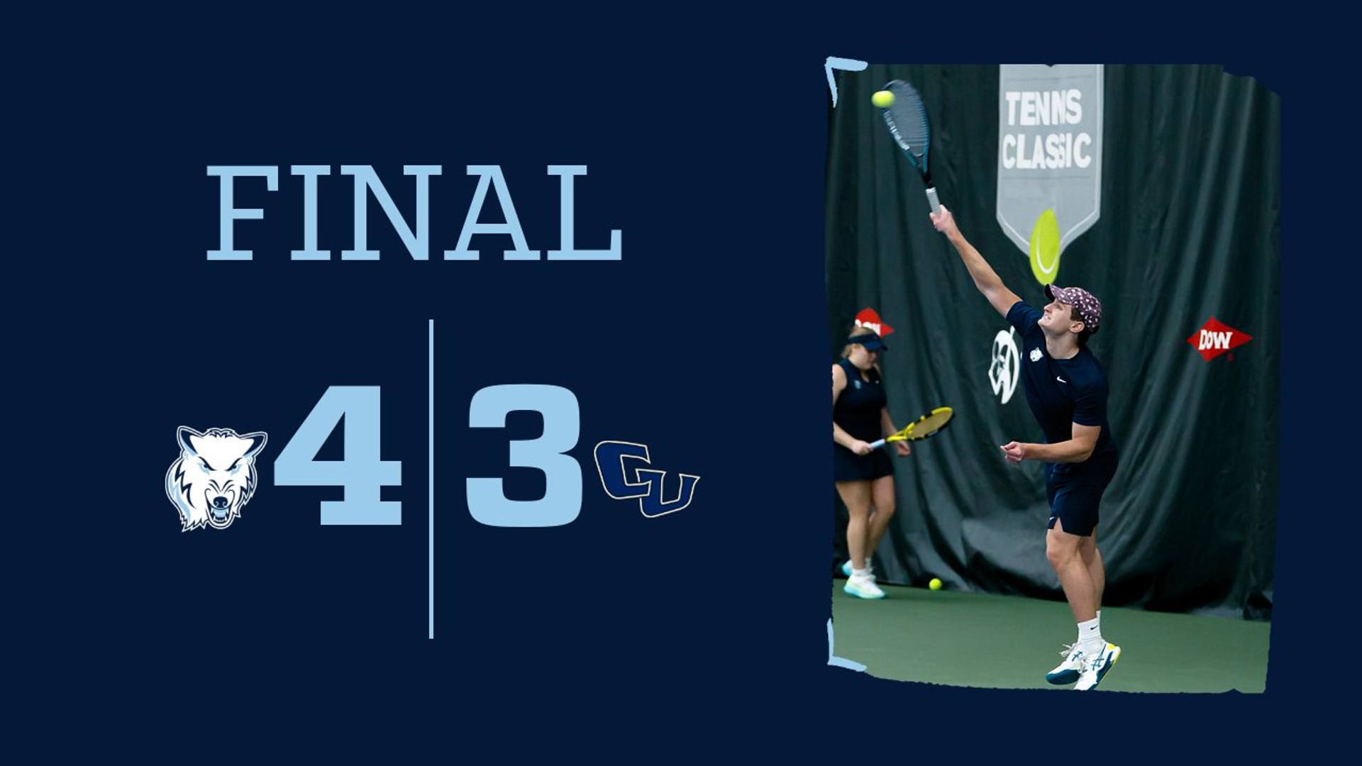 Northwood Men’s Tennis Gets It Done For First Win of 2024, 4-3