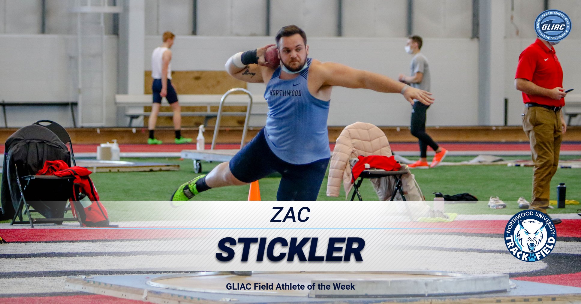Zac Stickler Named GLIAC Field Athlete of the Week