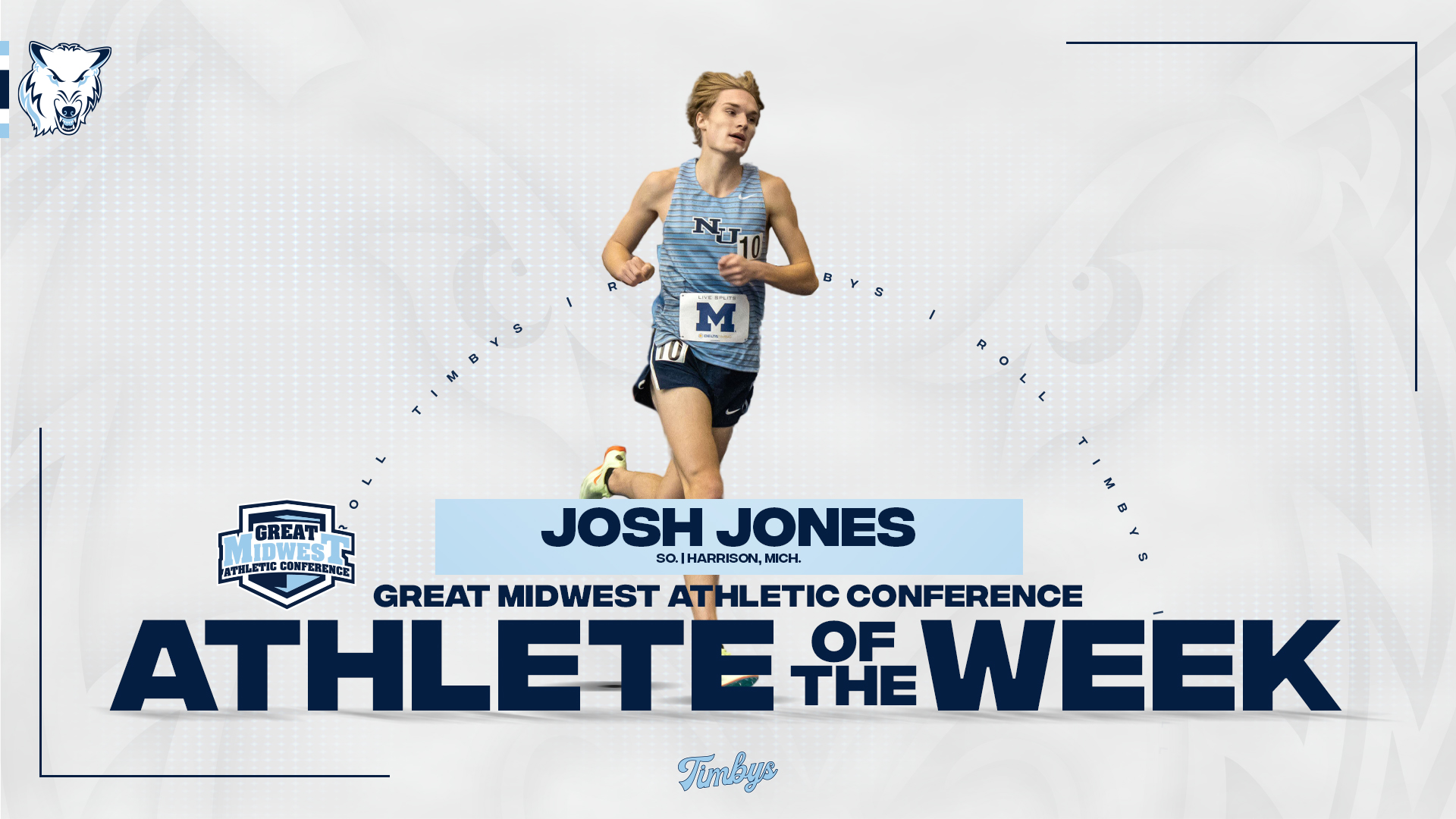 Josh Jones Earns G-MAC Track Athlete Of The Week For The Second Time This Calendar Year