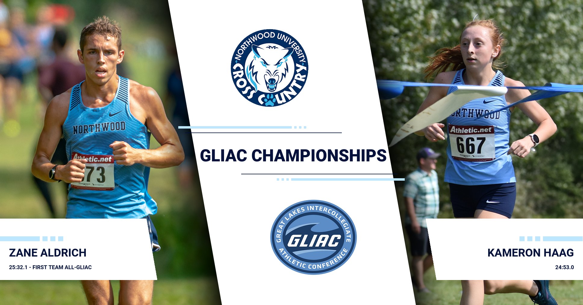 Zane Aldrich Earns First Team All-GLIAC Honors As Cross Country Competes At GLIAC Championships