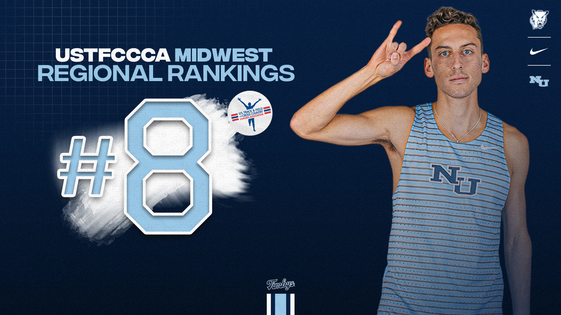 Men's Cross Country Moves Up To No. 8 In Midwest Regional Rankings Following Conference Championships