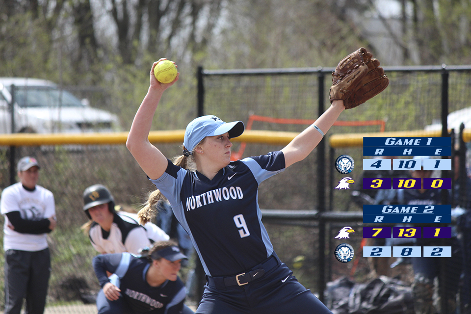 Vanessa Ewing threw over 13 innings on the day for Northwood