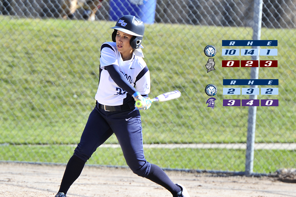 Hayley D'Avilar hit a home run in Northwood's first at-bat of the season