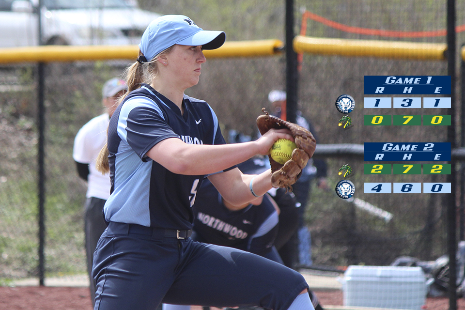 Vanessa Ewing tossed two complete game victories for Northwood against Tiffin