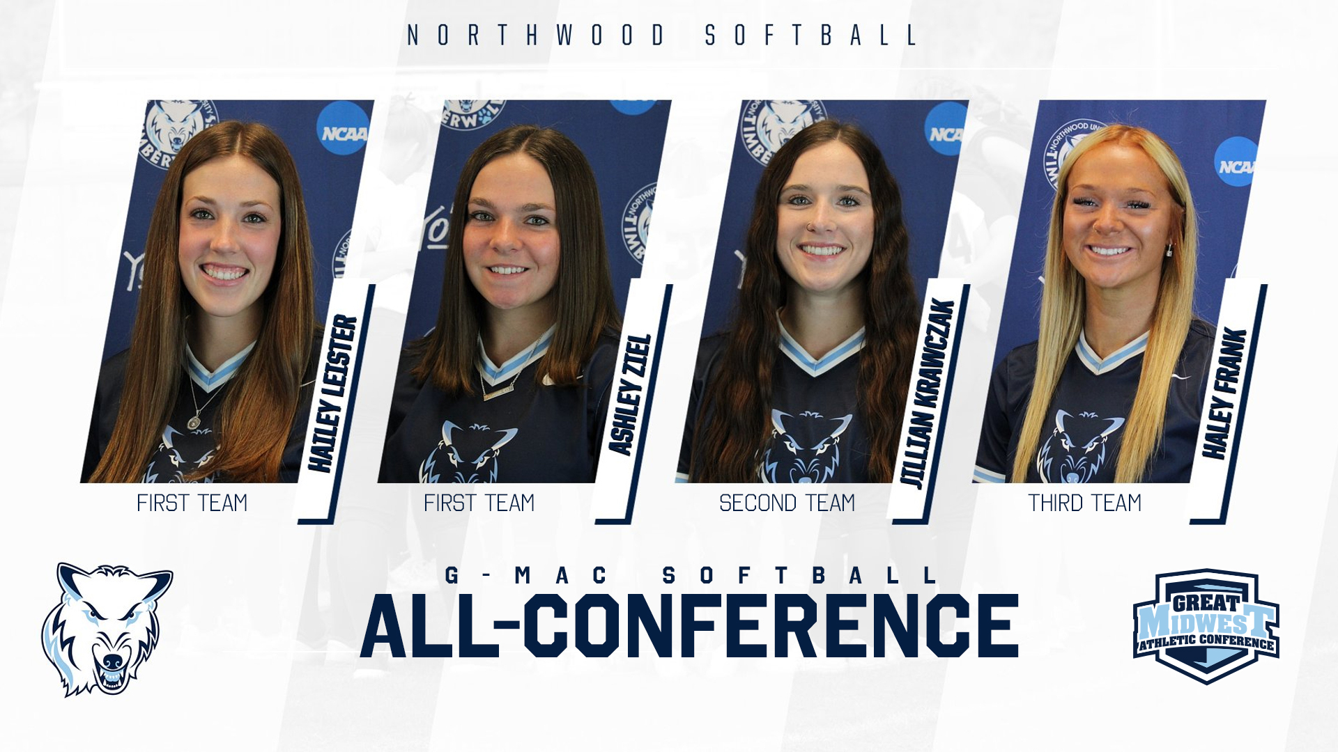 Four Athletes Earn All-G-MAC Honors For Northwood softball