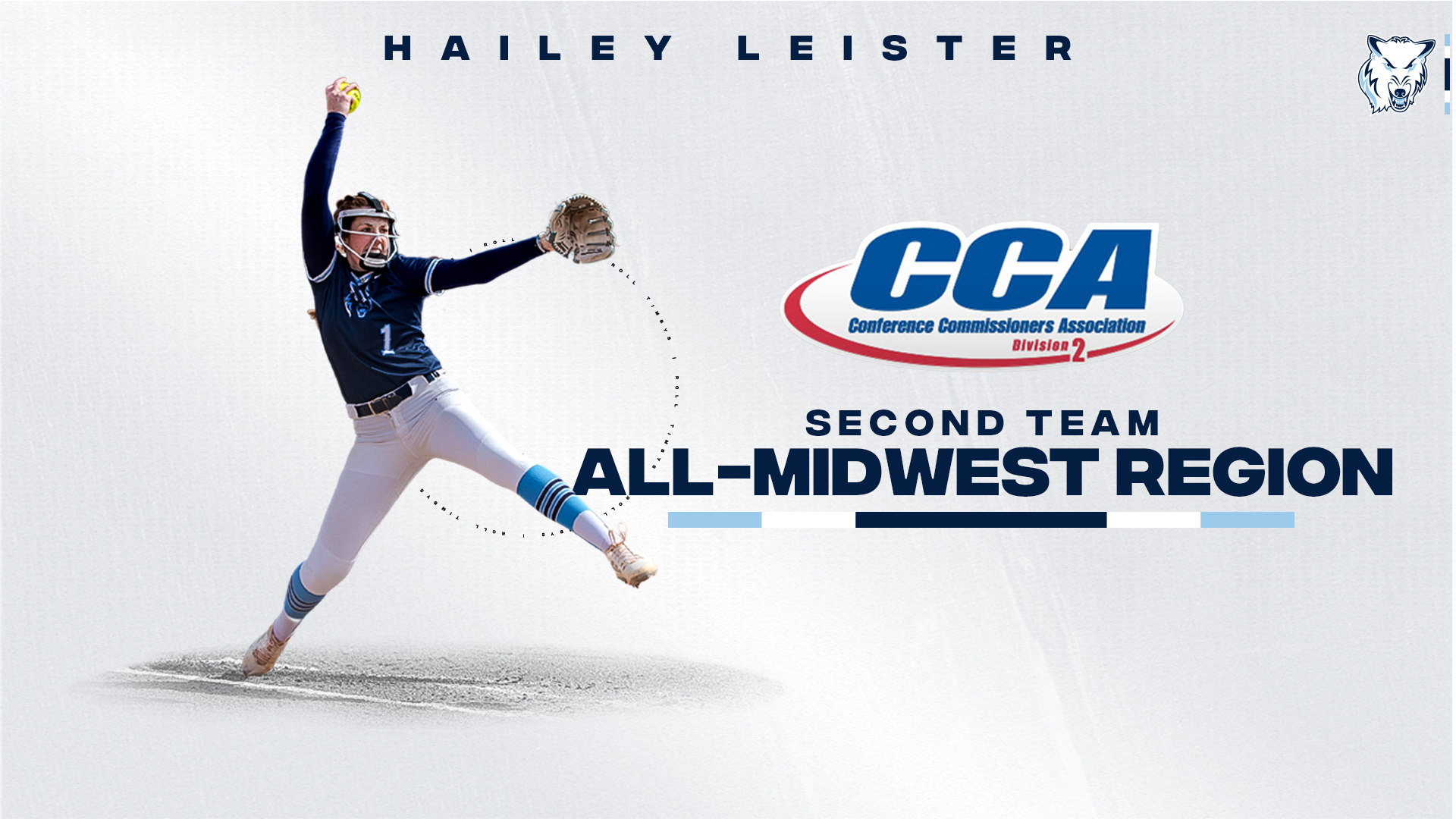 Hailey Leister Tabbed To Second Team All-Midwest Region By CCA
