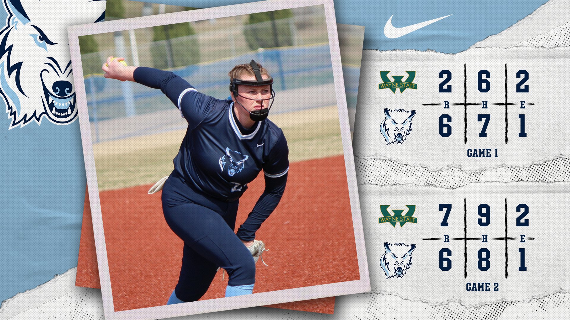 Softball Splits First Series Of The Homestand With Wayne St.