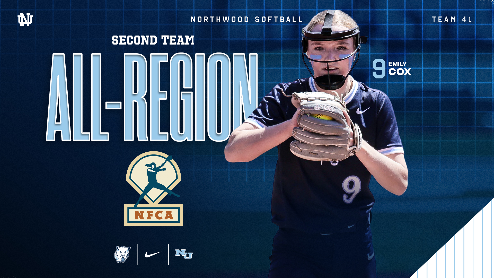 Softball's Emily Cox Earns Second Team All-Region By The NFCA