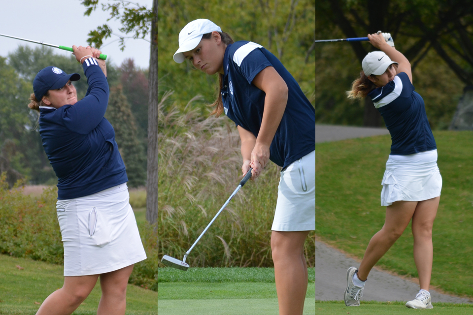 Grace Cannon, Monica Gabriele and Danielle Little all tied for 11th out of 108 players in the event