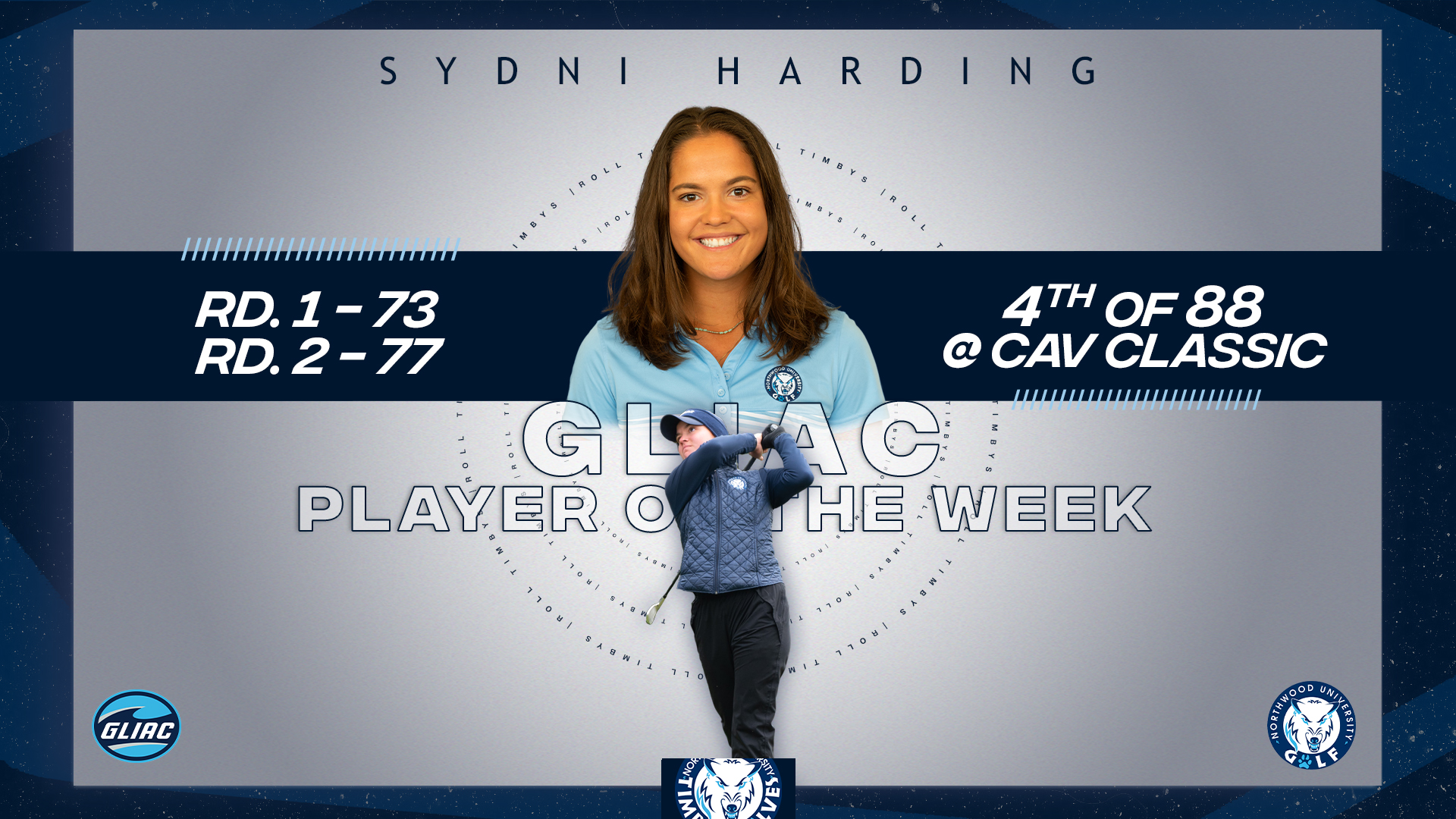 Sydni Harding Named GLIAC Women's Golfer of the Week