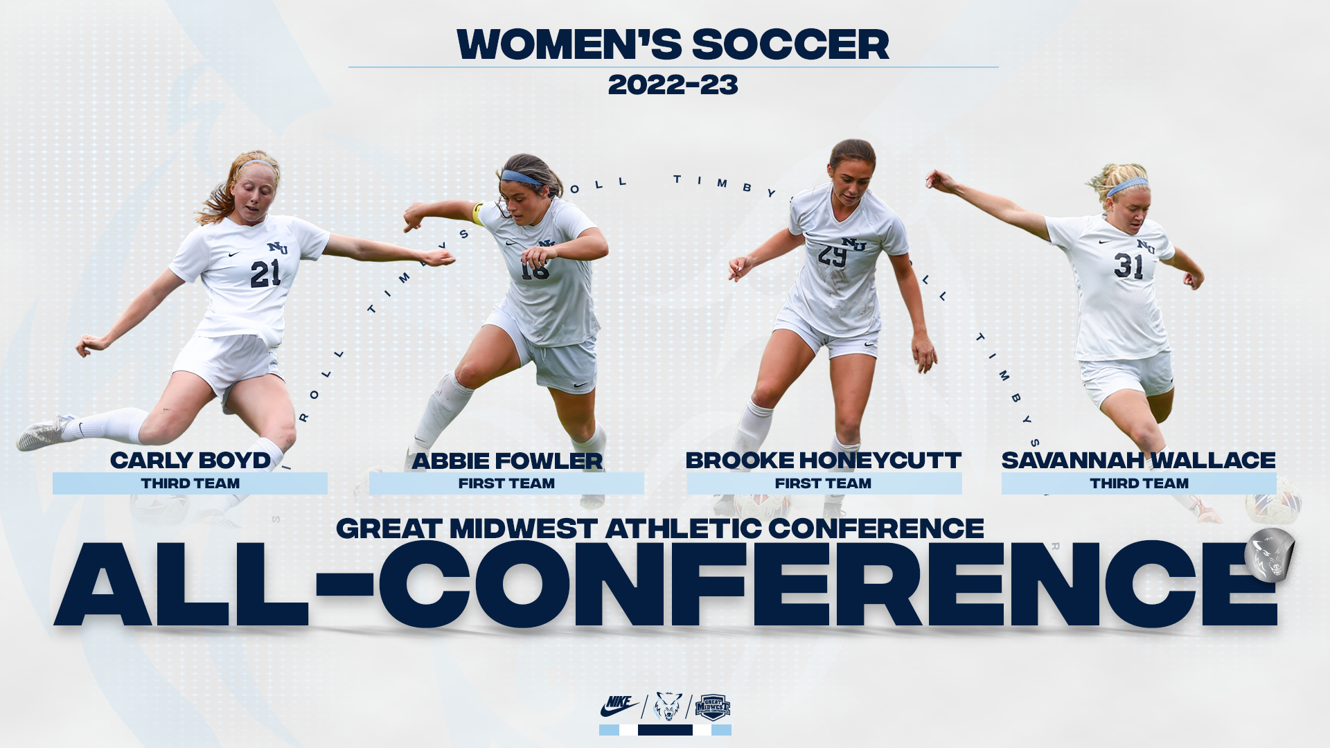 Fowler, Honeycutt, Boyd, and Wallace Highlight Women's Soccer On All-Conference Teams
