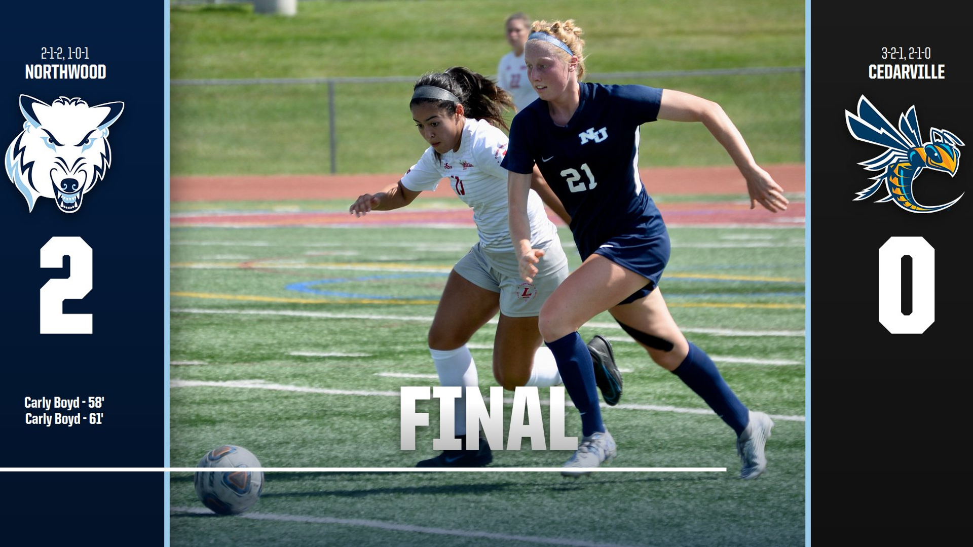 Boyd Pushes Women's Soccer To First GMAC Win, Beating Cedarville 2-0