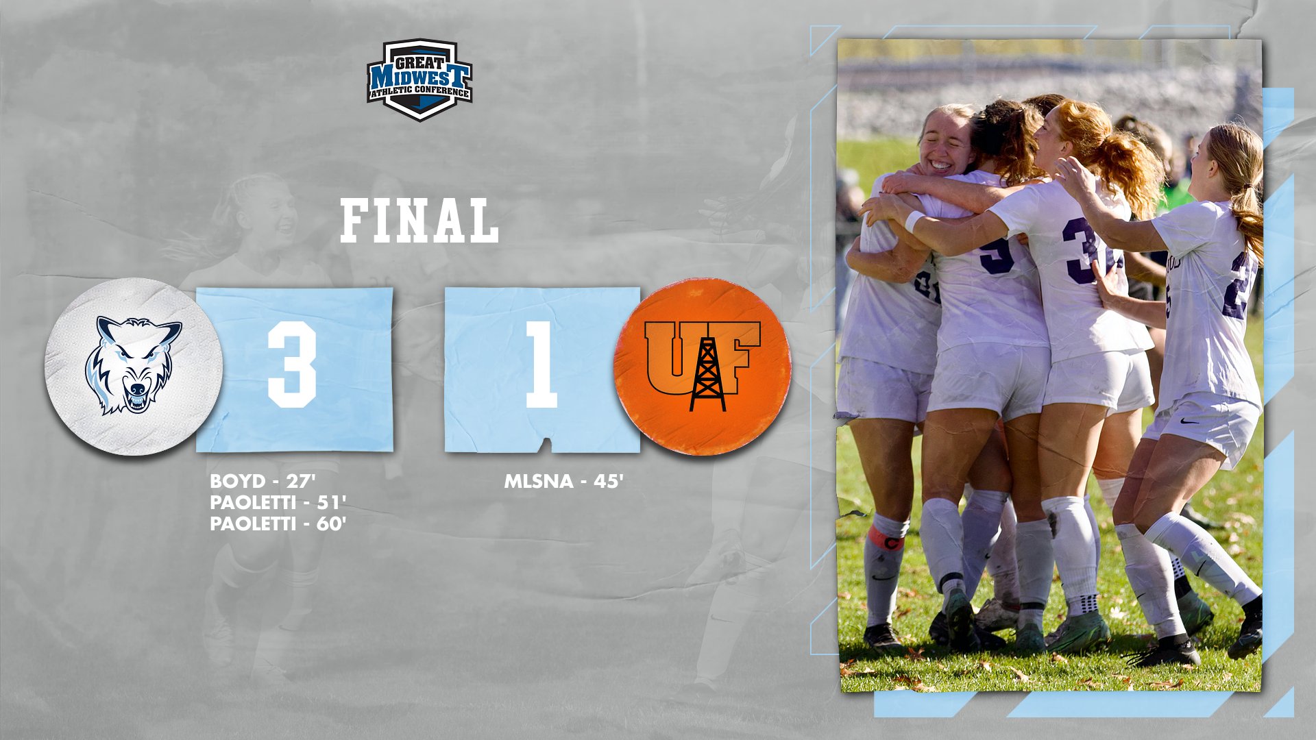 Women's Soccer Advances To Great Midwest Championship Following 3-1 Win Over Findlay