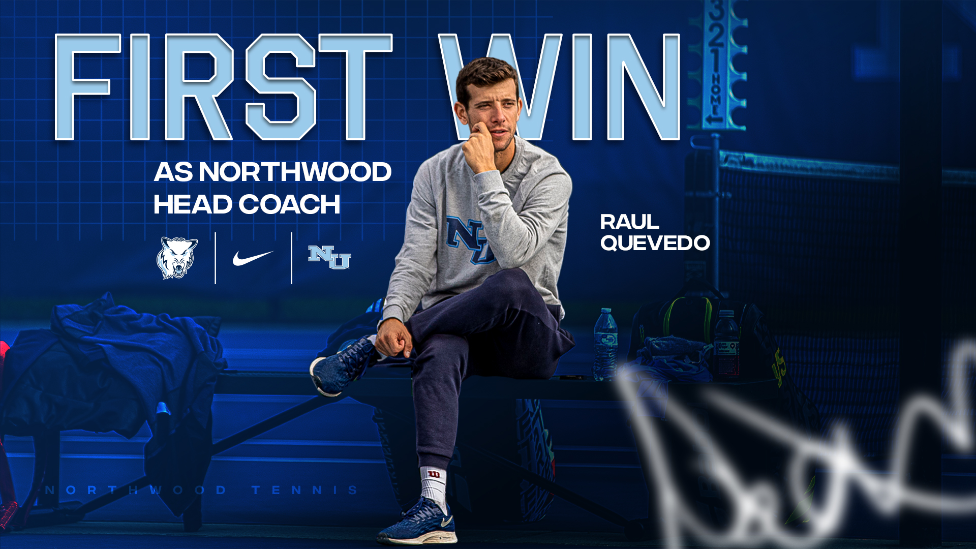 Northwood Women’s Tennis Opens up the Season with a Win in Raul Quevedo’s First Match
