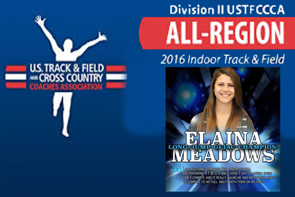 Elaina Meadows Earns All-American Honors at NCAA Indoor Championships