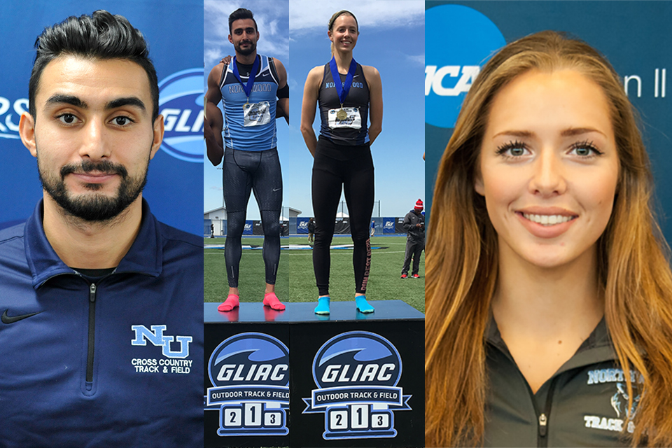 Track and Field Competes at GLIAC Championships; Arnouts, Gharsalli Earn First Place Honors