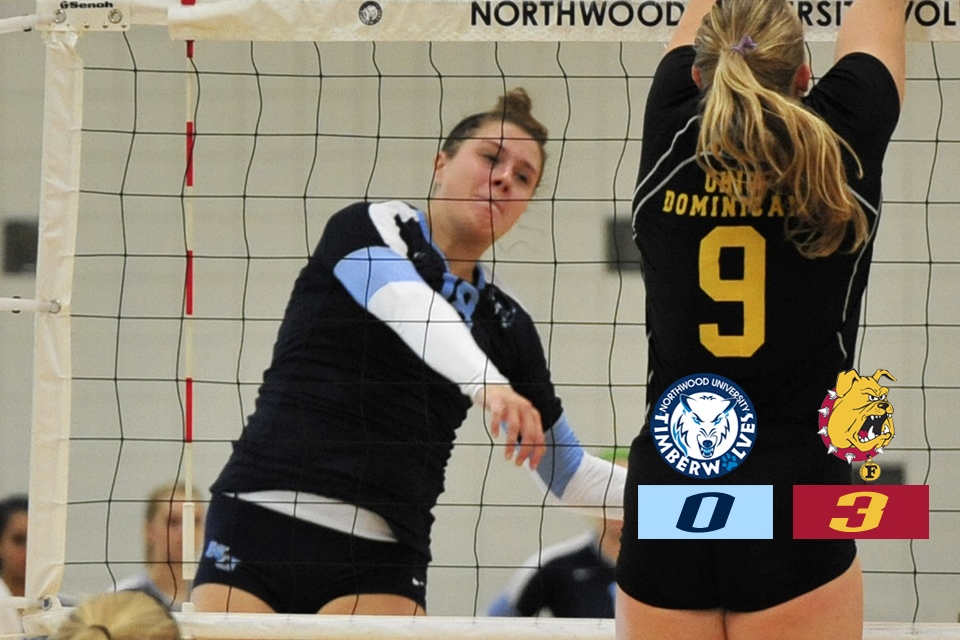 Volleyball Falls 3-0 At No. 5 Ferris State