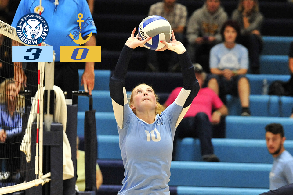 Volleyball Sweeps Lake Superior State 3-0