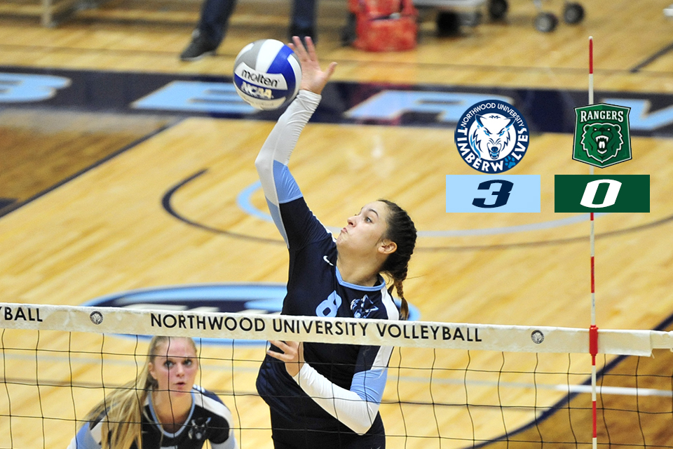 Volleyball Sweeps Wisconsin-Parkside 3-0 -  NU Finishes Crossover 3-0
