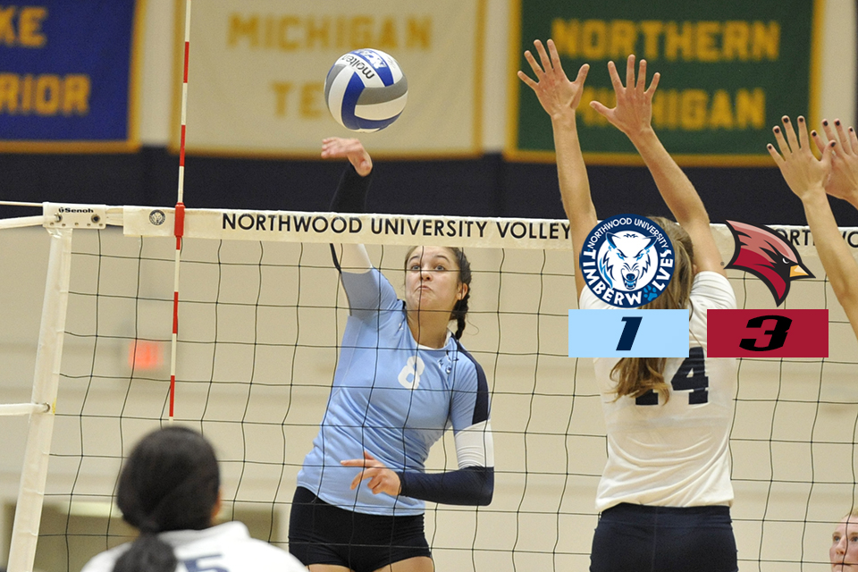 Volleyball Drops 3-1 Match Versus Saginaw Valley State