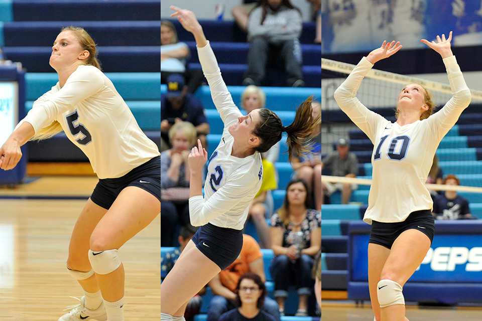 Volleyball Places Three On All-GLIAC Teams