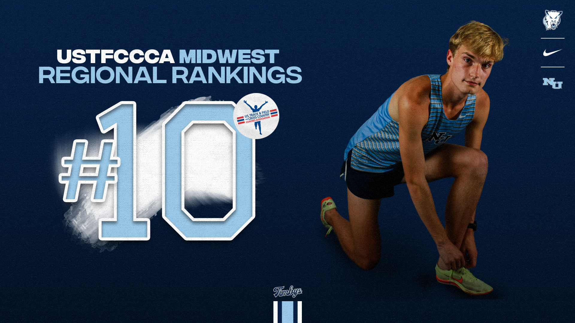 Men's Cross Country Appears At No. 10 In Latest USTFCCCA Midwest Regional Rankings.