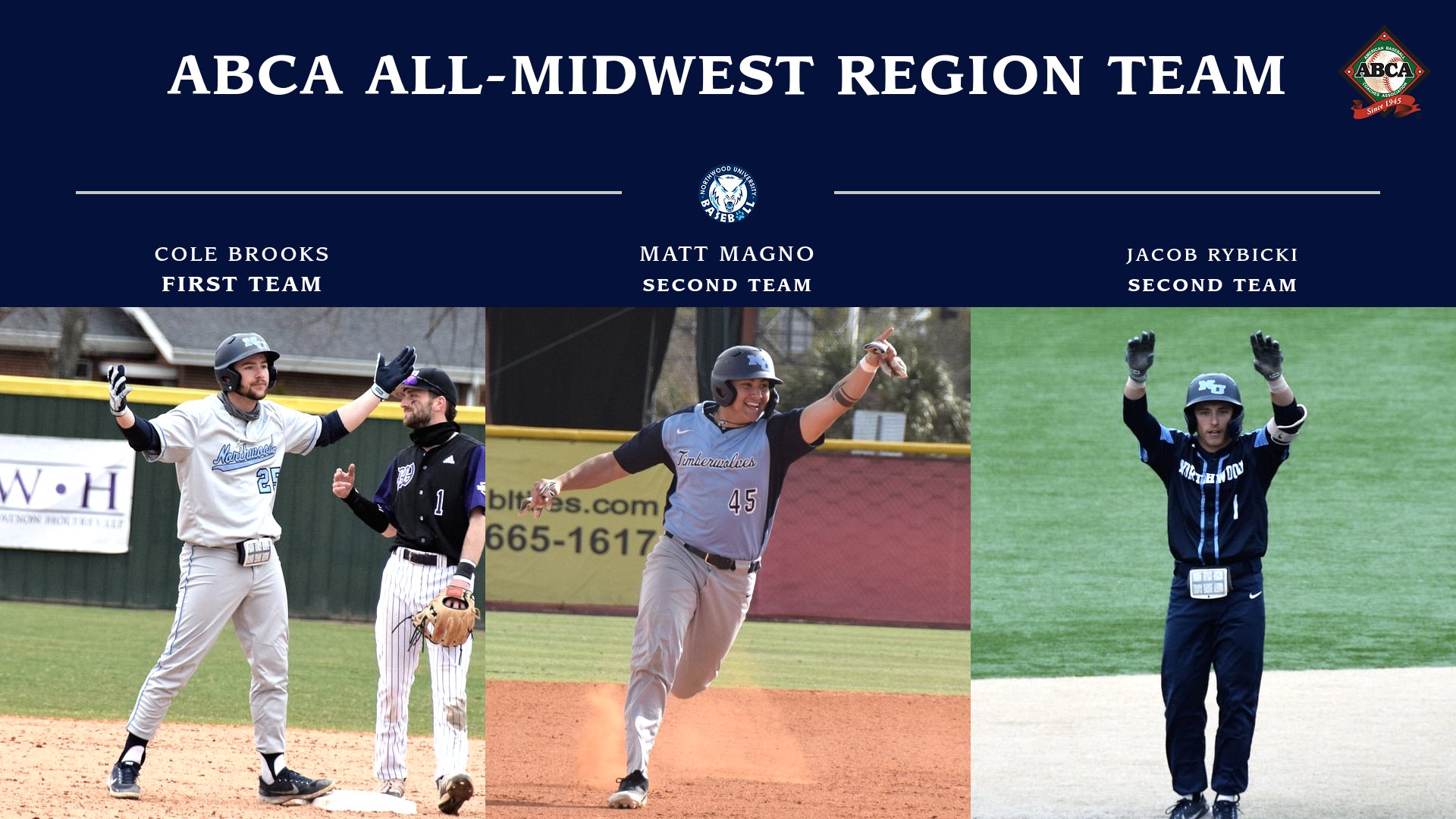 Baseball Puts Three On The ABCA All-Midwest Region Team