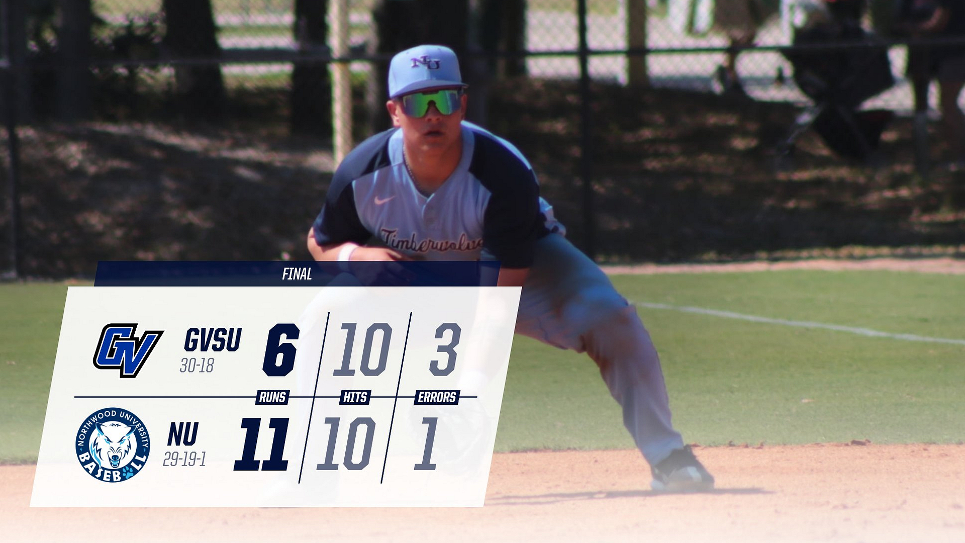 Baseball Opens GLIAC Tournament Play With An 11-6 Win Over Grand Valley State