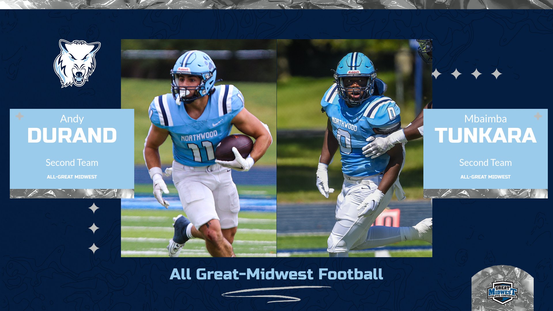 Andy Durand and Mbaimba Tunkara Named All-Great Midwest