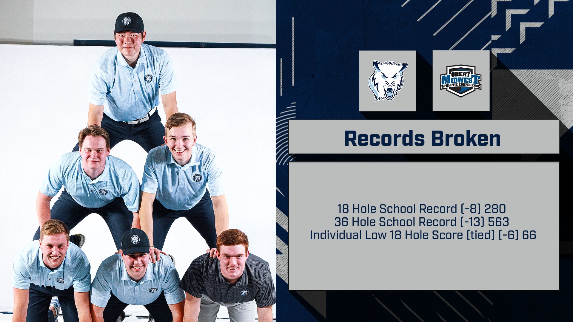 Men's Golf Rides Record Breaking Performance To A First Place Tie At Music City