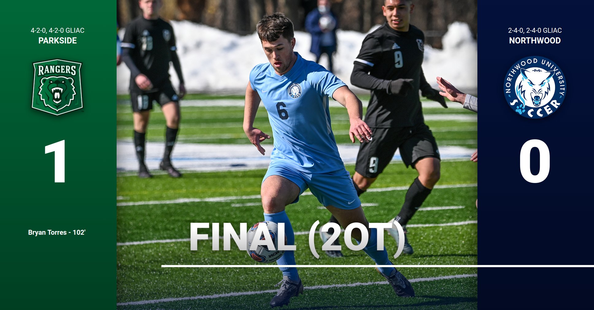 Men's Soccer Loses In Double Overtime To Parkside 1-0