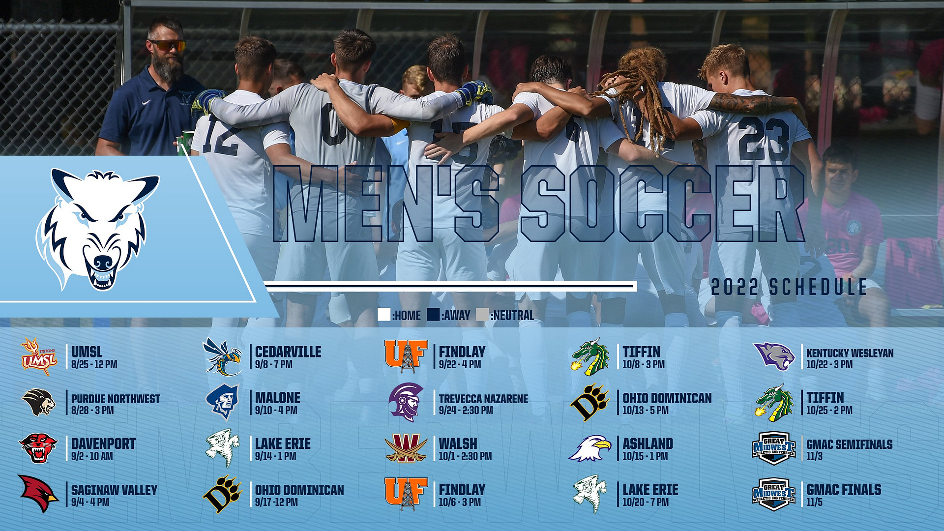 Men's Soccer Gears Up For The First Season In The GMAC As Team Releases Schedule