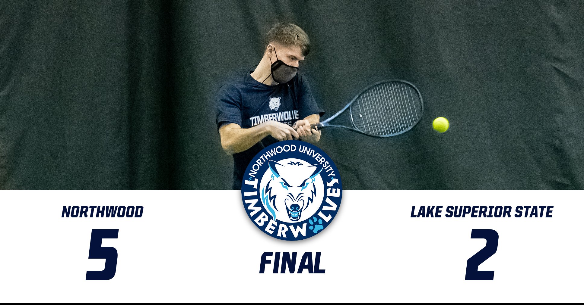 Men's Tennis Defeats Lake Superior State 5-2