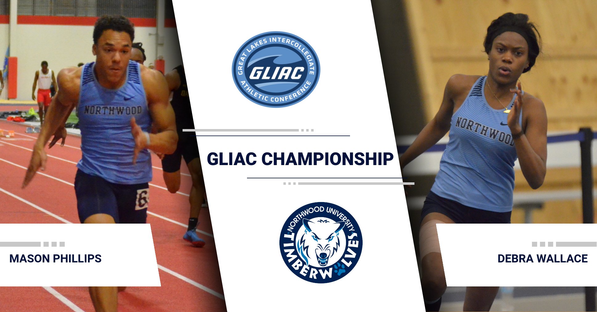 Mason Phillips and Debra Wallace Lead Track & Field Teams At GLIAC Indoor Championships