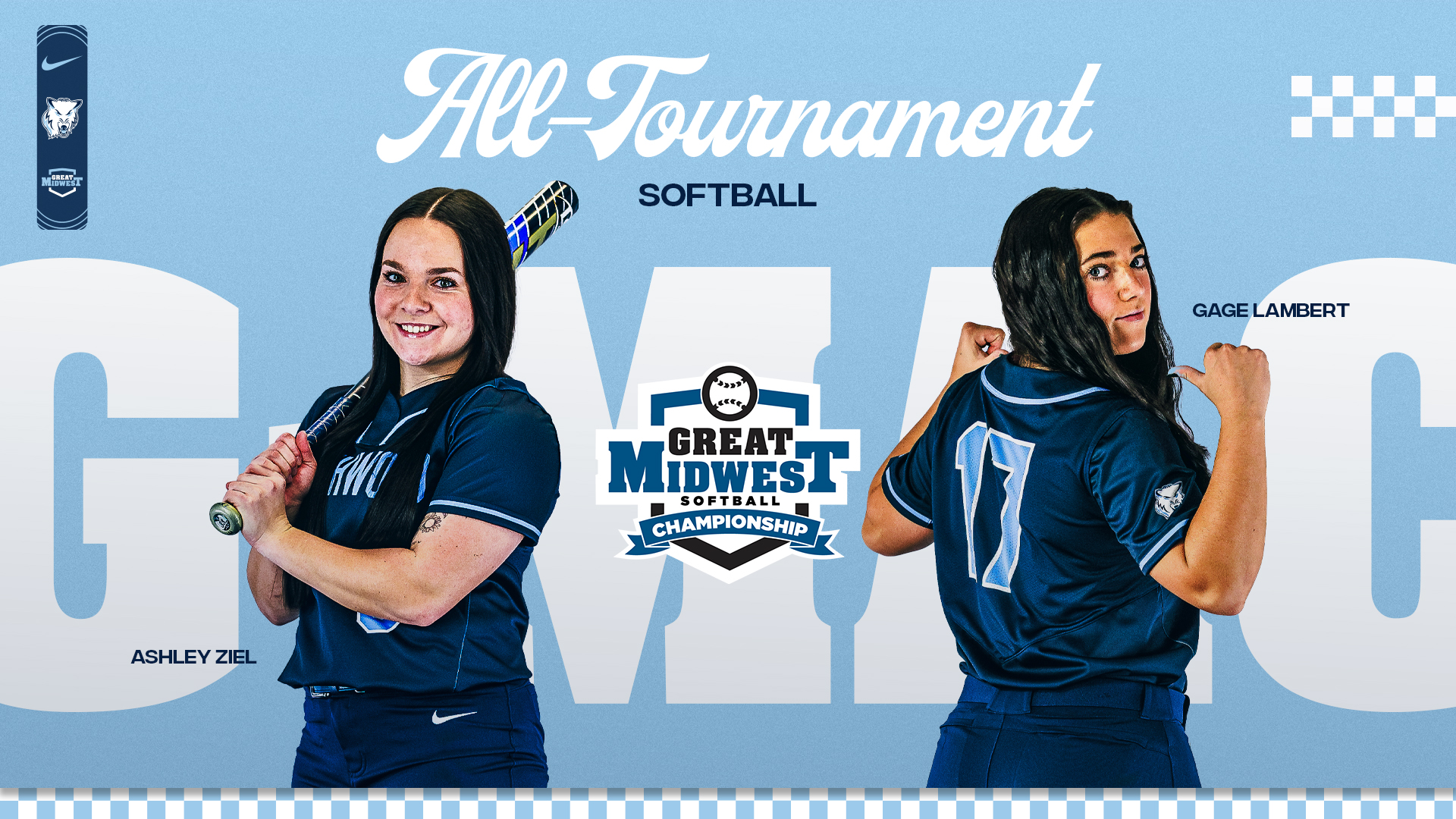 Lambert And Ziel Earn G-MAC All-Tournament Team As Softball Concludes 2025 Season