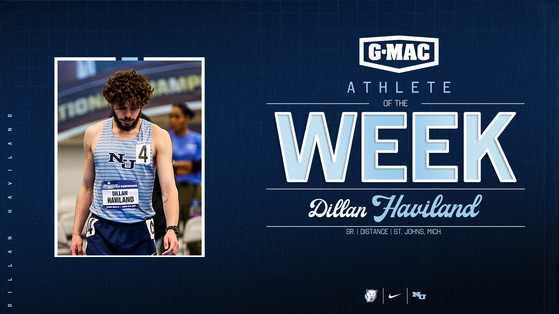 Make It Six - Haviland Earns Sixth Career Athlete of Week Honor, This For Indoor Track