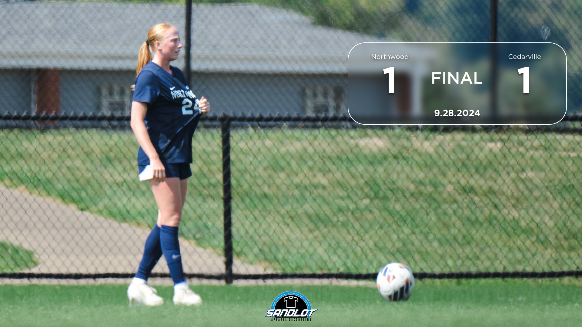 Women's Soccer Battles For A 1-1 Draw At Cedarville