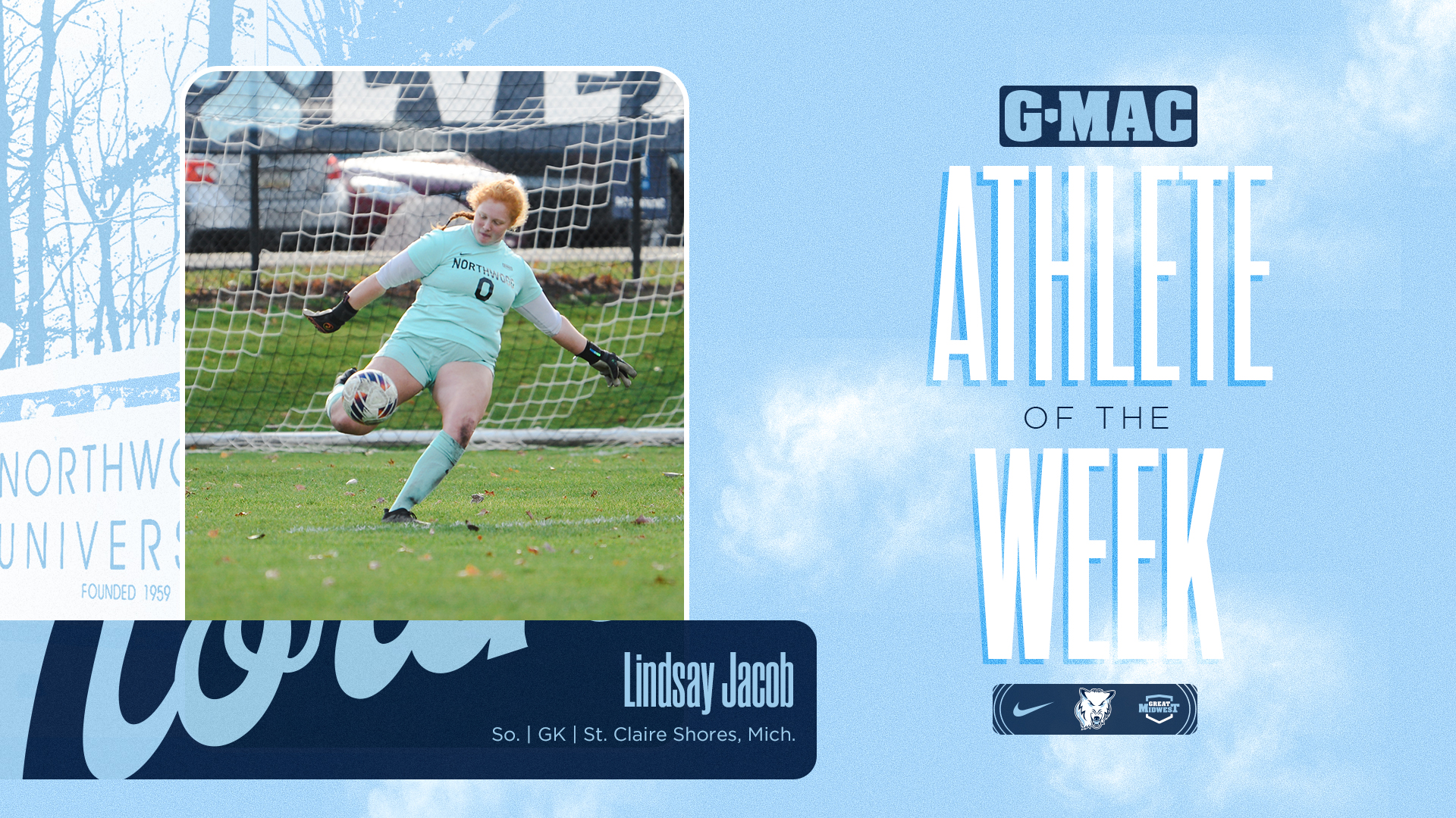 Jacob Earns G-MAC Athlete of the Week Honors