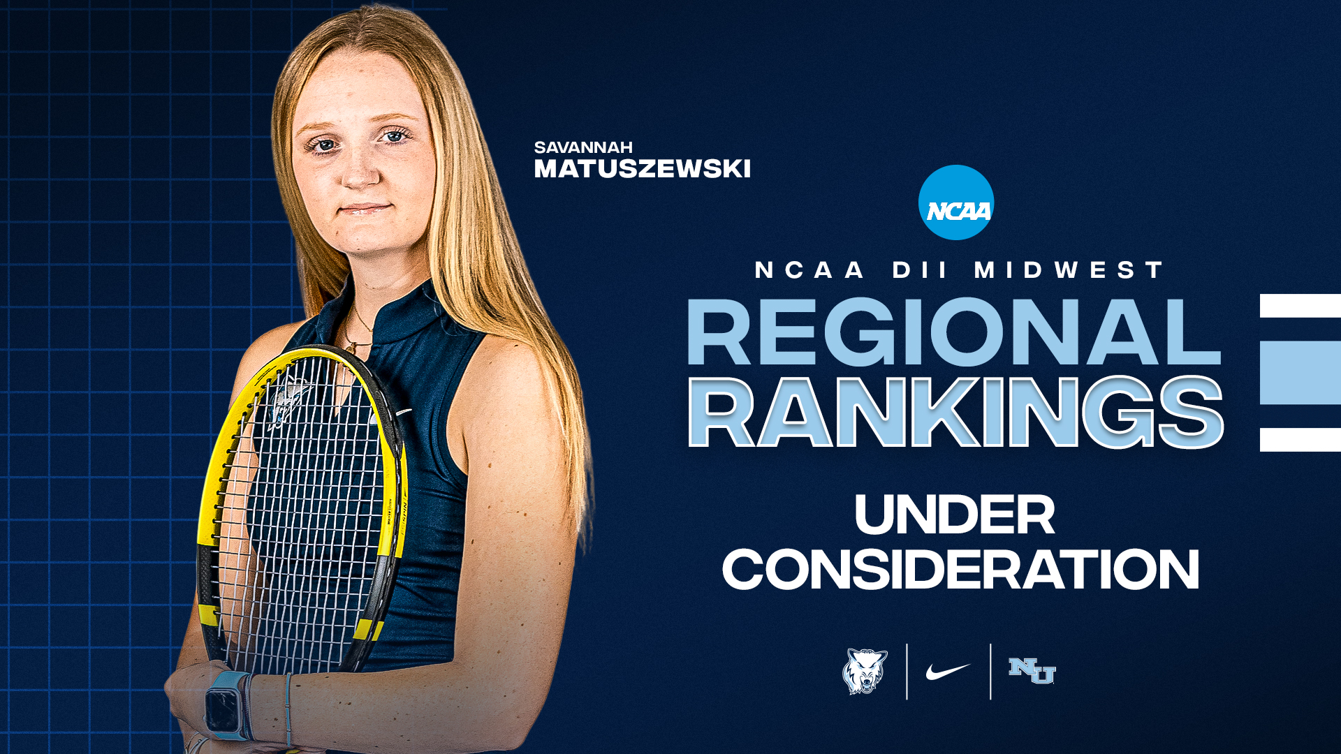 Women's Tennis Listed Under Consideration In Initial NCAA Regional Rankings