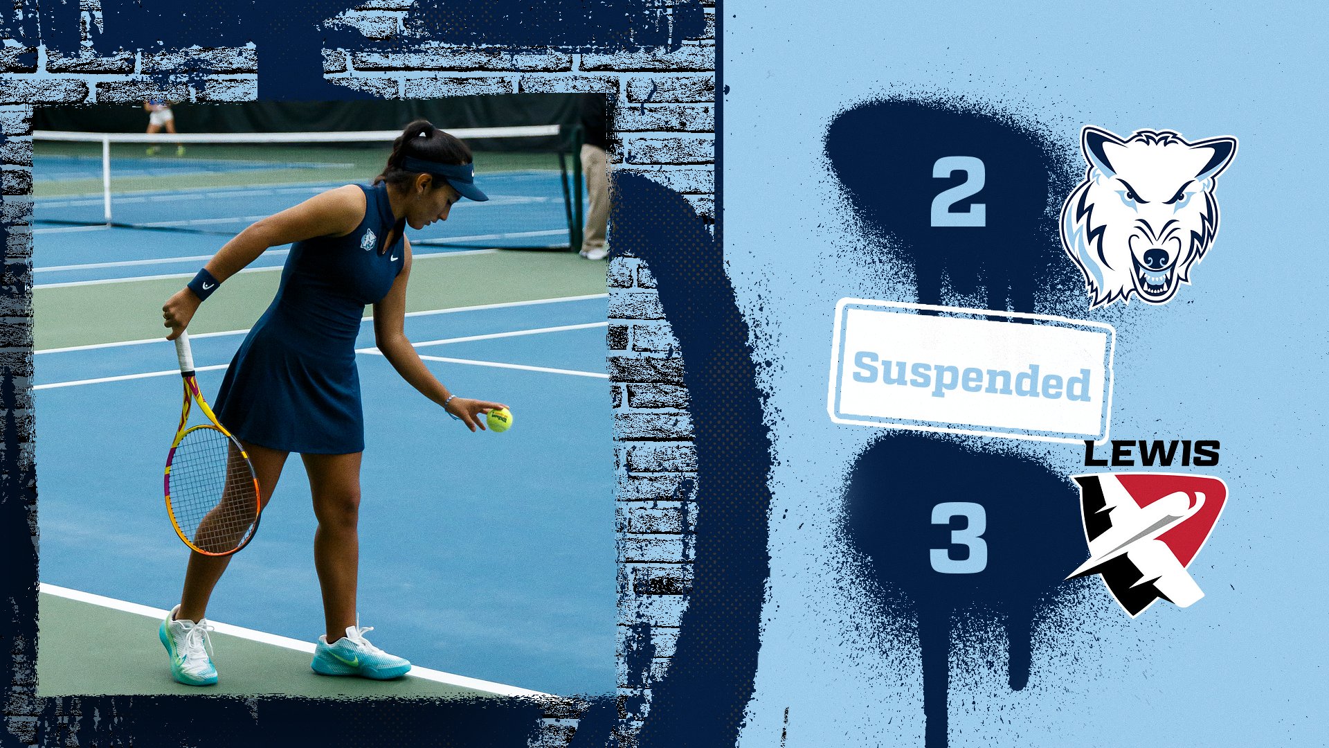 Women’s Tennis Match Against Lewis is Suspended
