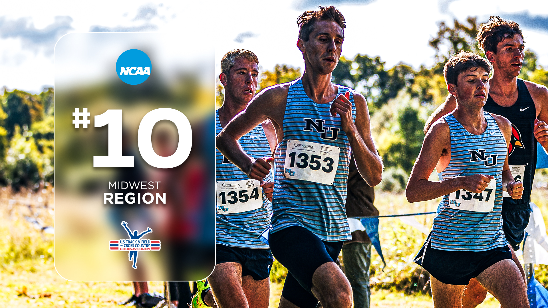 Men's Cross Country Opens Up At No. 10 In Initial USTFCCCA Midwest Regional Rankings